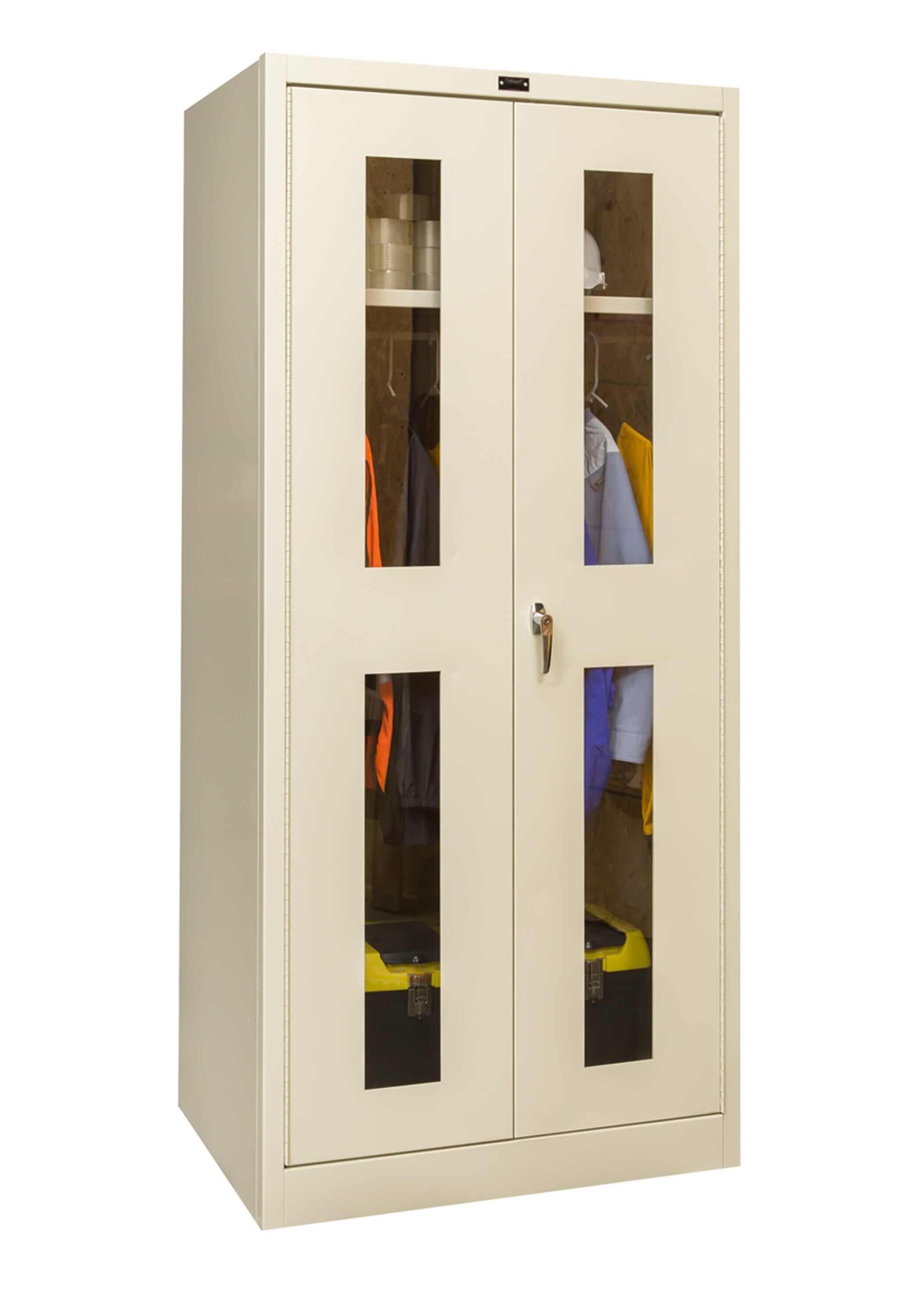 Hallowell 400 Series Commercial Wardrobe Metal Cabinets — Safety View Door YourLockerStore